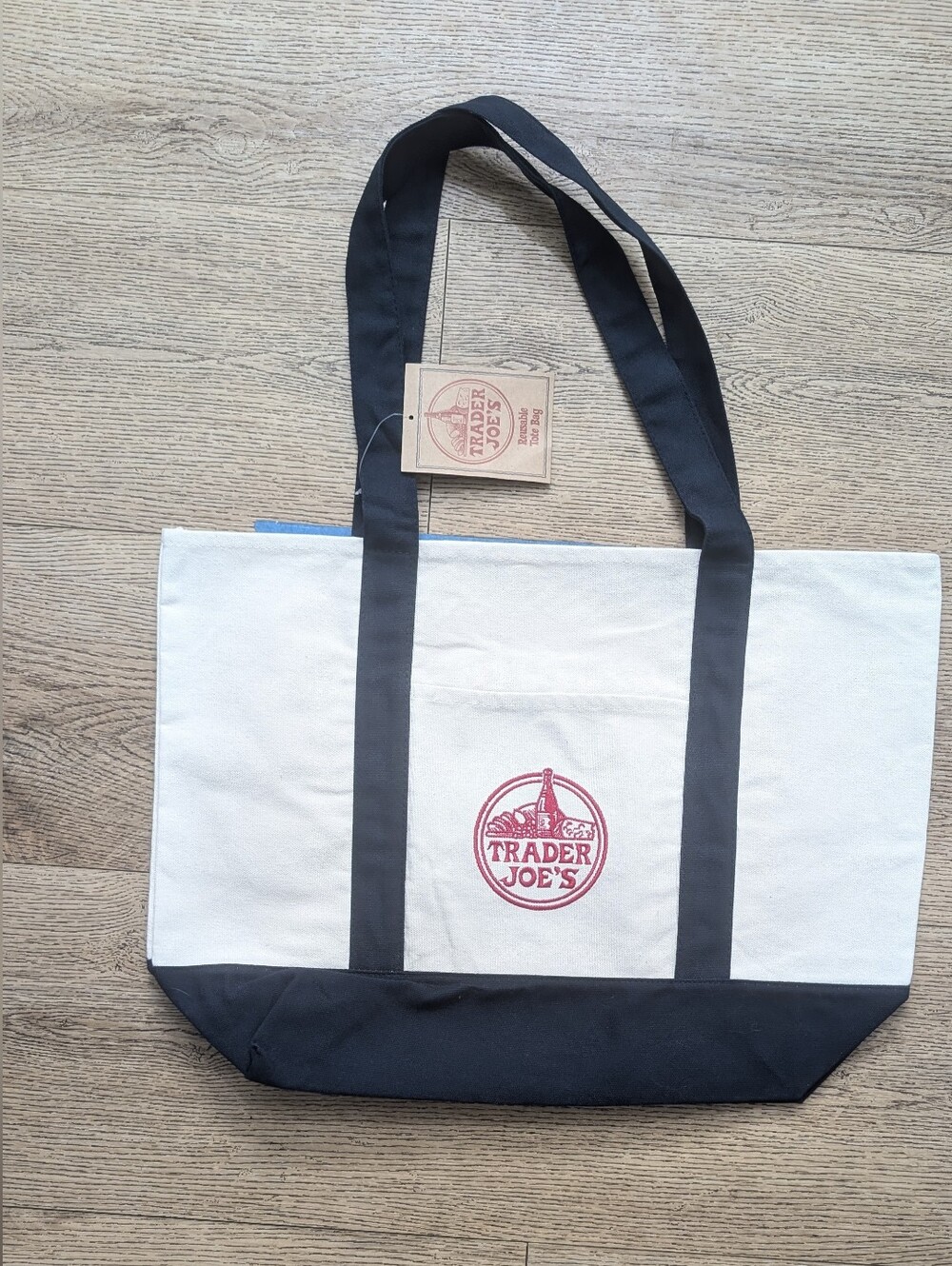 Trader Joe's Canvas Tote Bag White